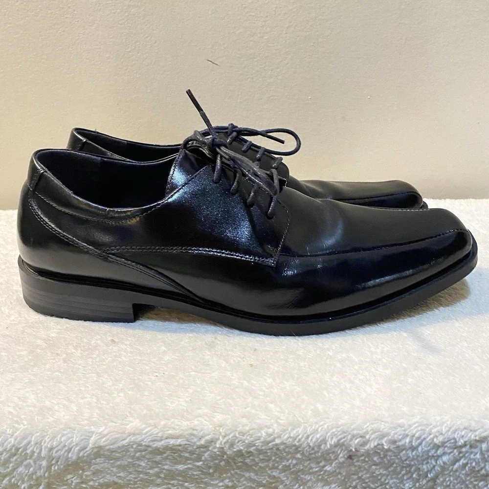 Stacy Adams Men's‎ Dress Shoes Genuine Leather Size 7.5M Lace Up EUC